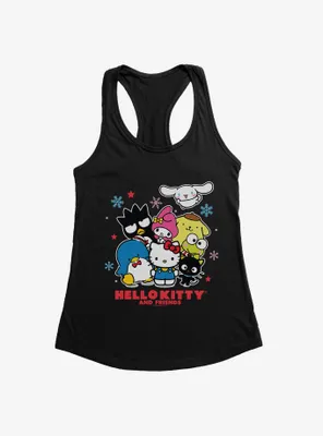 Hello Kitty and Friends Snowflakes Womens Tank Top