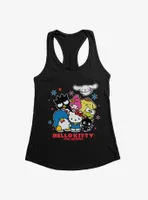 Hello Kitty and Friends Snowflakes Womens Tank Top