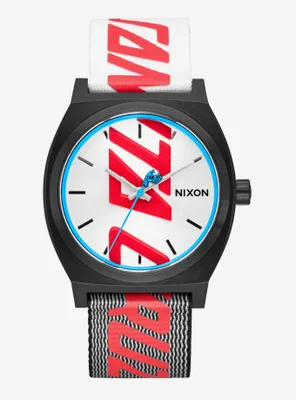 Nixon Santa Cruz Time Teller Black x Silver Watch