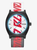 Nixon Santa Cruz Time Teller Black x Silver Watch