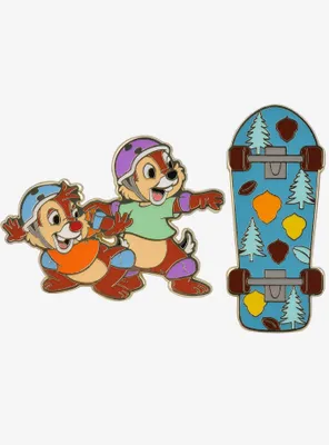 Disney Chip & Dale Skateboarding Enamel Pin Set - BoxLunch Exclusive