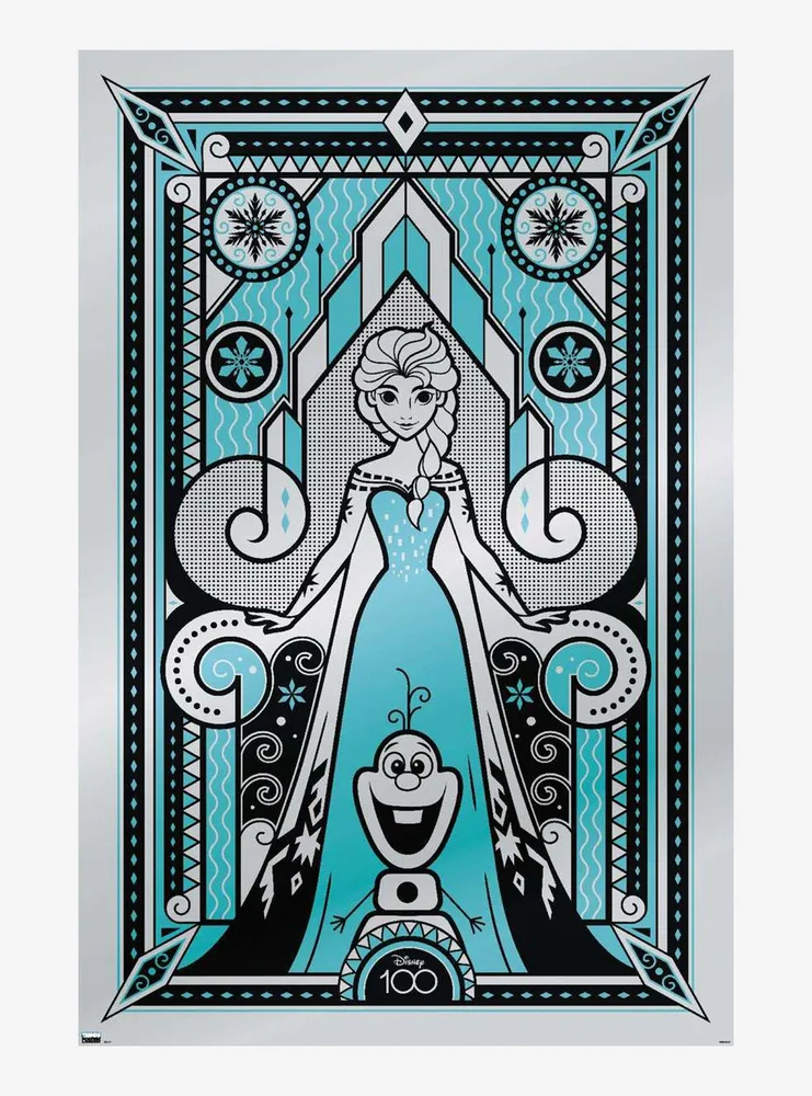 Disney100 Frozen Elsa Poster