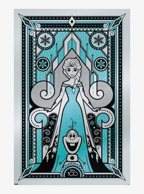 Disney100 Frozen Elsa Poster