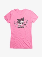 Kuromi Halloween Flying Girls T-Shirt