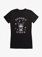 Kuromi Halloween Spooky Vibes Girls T-Shirt