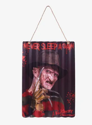 A Nightmare On Elm Street Never Sleep Again Metal Sign