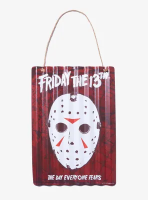 Friday The 13th Jason's Mask Metal Sign
