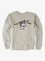 Kuromi Halloween Stars and Bats Sweatshirt