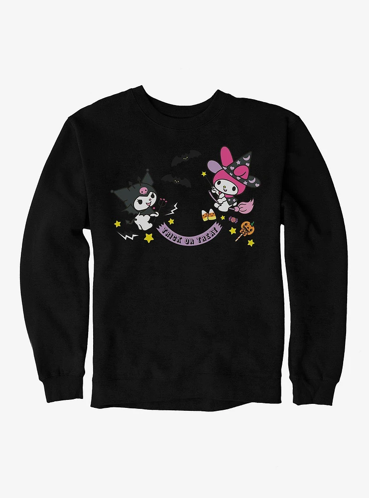 My Melody And Kuromi Halloween All Together Sweatshirt