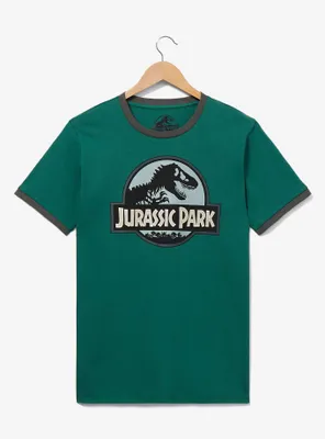 Jurassic Park Logo Ringer T-Shirt