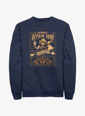 Disney Atlantis: The Lost Empire Ramirez Repair Shop Poster Sweatshirt
