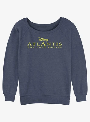 Disney Atlantis: The Lost Empire Logo Girls Slouchy Sweatshirt