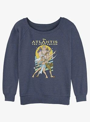 Disney Atlantis: The Lost Empire Protectors Kida and Milo Girls Slouchy Sweatshirt