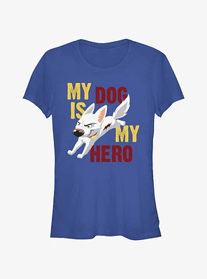 Disney Bolt My Dog Is Hero Girls T-Shirt