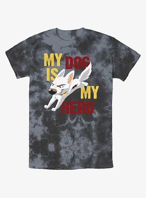 Disney Bolt My Dog Is Hero Tie-Dye T-Shirt