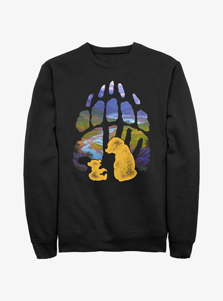 Disney Brother Bear Pawprint Sweatshirt