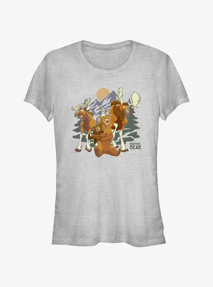 Disney Brother Bear Rutt and Tuke Moose Brothers Girls T-Shirt