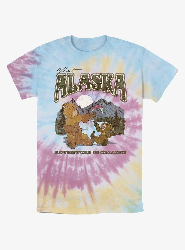 Disney Brother Bear Visit Alaska Adventure Is Calling Tie-Dye T-Shirt