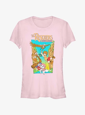 Disney The Rescuers Down Under Adventure Poster Girls T-Shirt