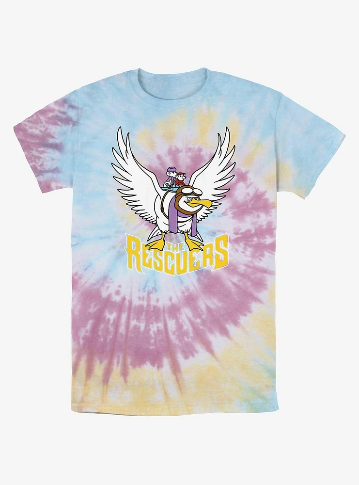 Disney the Rescuers Down Under Flight of Orville Tie-Dye T-Shirt