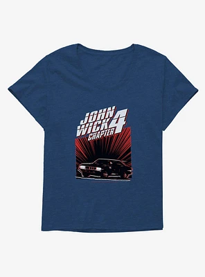 John Wick: Chapter 4 Car Chase Girls T-Shirt Plus