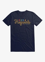 Harry Potter Hogwarts House Cursive Logo T-Shirt