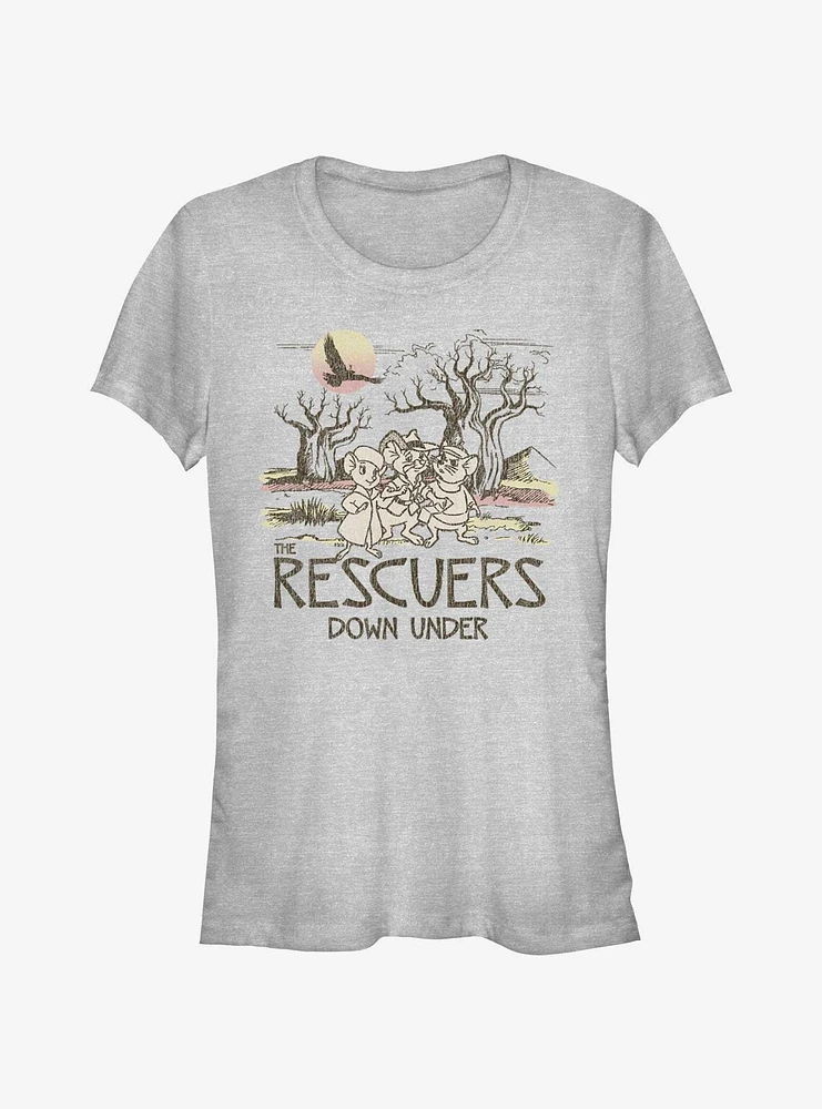 Disney The Rescuers Down Under Destination Rescue Girls T-Shirt