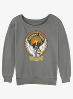 Disney The Rescuers Down Under Mugwump Tower Badge Girls Slouchy Sweatshirt