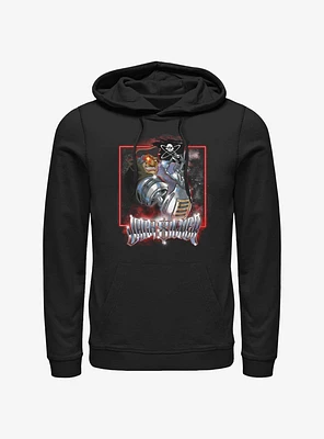 Disney Treasure Planet Metal Pirate John Silver Hoodie