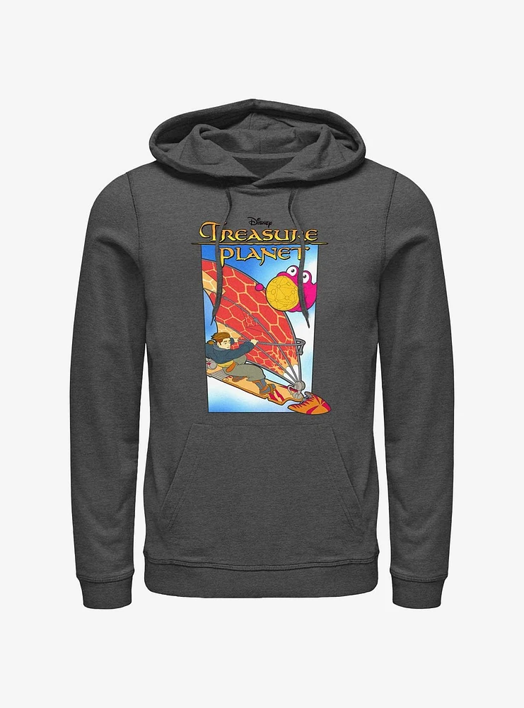 Disney Treasure Planet Jim Hawkins Solar Surfer Poster Hoodie Hot Topic Web Exclusive