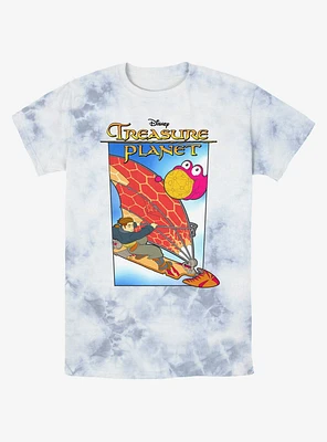 Disney Treasure Planet Jim Hawkins Solar Surfer Poster Tie-Dye T-Shirt Hot Topic Web Exclusive