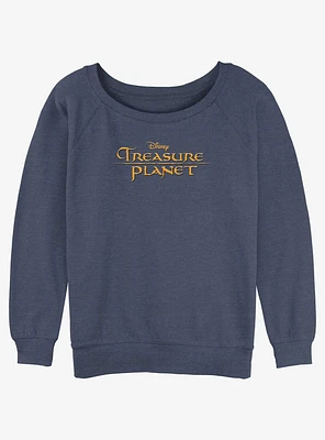 Disney Treasure Planet Logo Girls Slouchy Sweatshirt