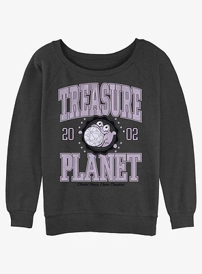 Disney Treasure Planet Morph Collegiate Girls Slouchy Sweatshirt