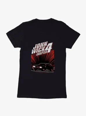 John Wick: Chapter 4 Car Chase Womens T-Shirt