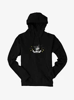 Kuromi Halloween Stars and Bats Hoodie