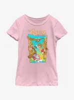 Disney The Rescuers Down Under Adventure Poster Youth Girls T-Shirt