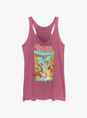 Disney The Rescuers Down Under Adventure Poster Womens Tank Top