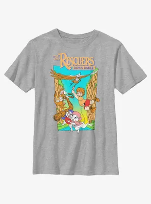 Disney The Rescuers Down Under Adventure Poster Youth T-Shirt