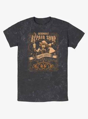 Disney Atlantis: The Lost Empire Ramirez Repair Shop Mineral Wash T-Shirt