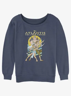 Disney Atlantis: The Lost Empire Protectors Kida and Milo Womens Slouchy Sweatshirt