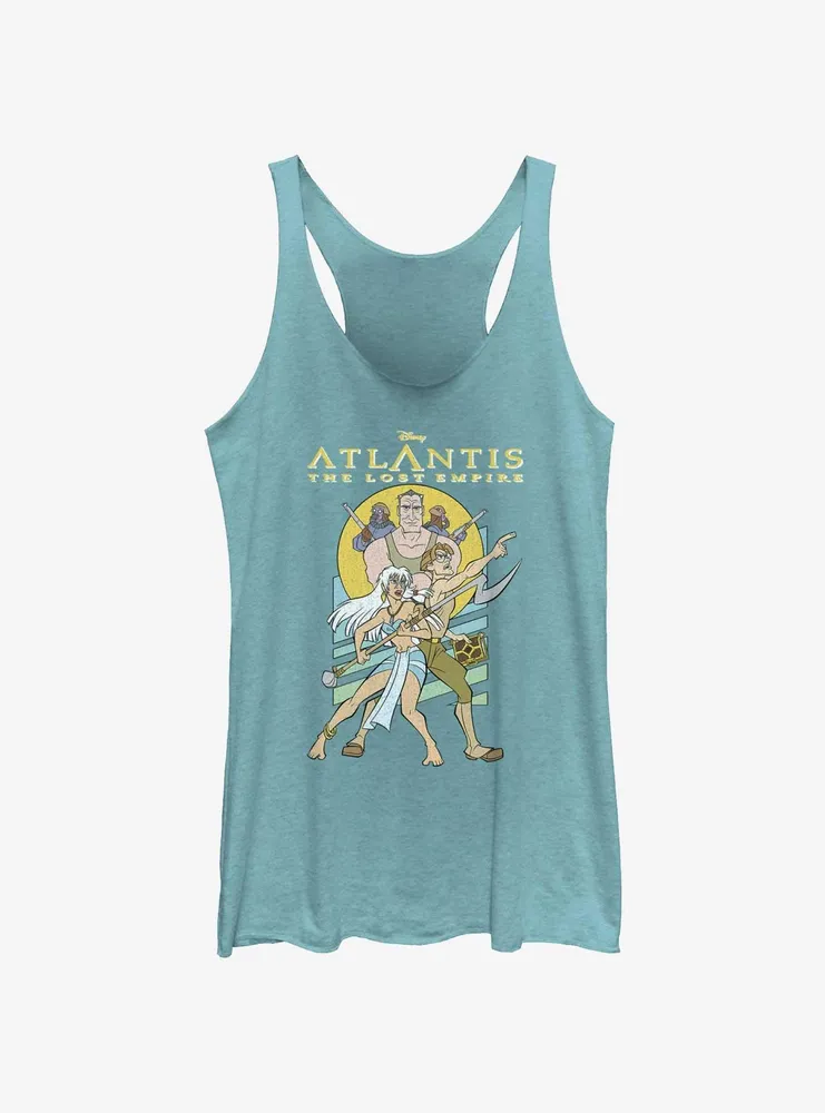 Disney Atlantis: The Lost Empire Protectors Kida and Milo Womens Tank Top