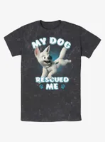 Disney Bolt My Dog Rescued Me Mineral Wash T-Shirt