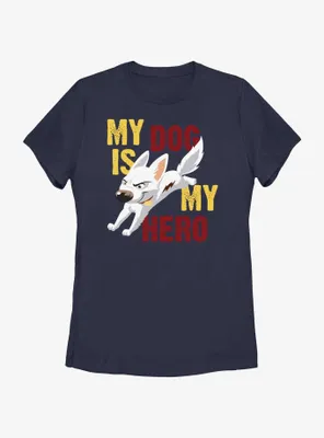 Disney Bolt My Dog Is Hero Womens T-Shirt
