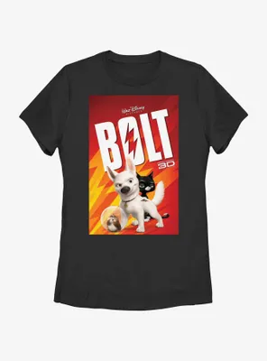 Disney Bolt Movie Poster Womens T-Shirt