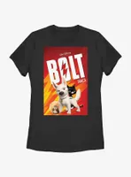 Disney Bolt Movie Poster Womens T-Shirt