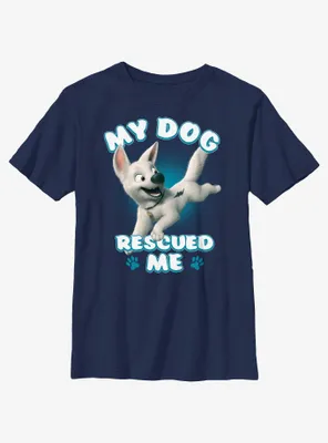 Disney Bolt My Dog Rescued Me Youth T-Shirt