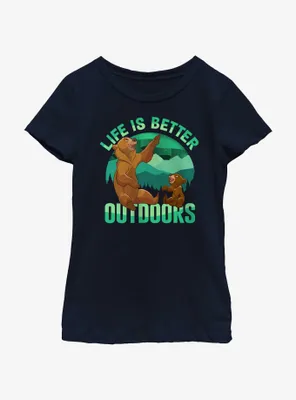 Disney Brother Bear Life Is Better Outdoors Youth Girls T-Shirt