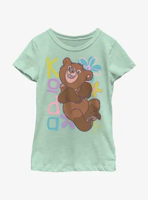 Disney Brother Bear Flower Power Koda Youth Girls T-Shirt