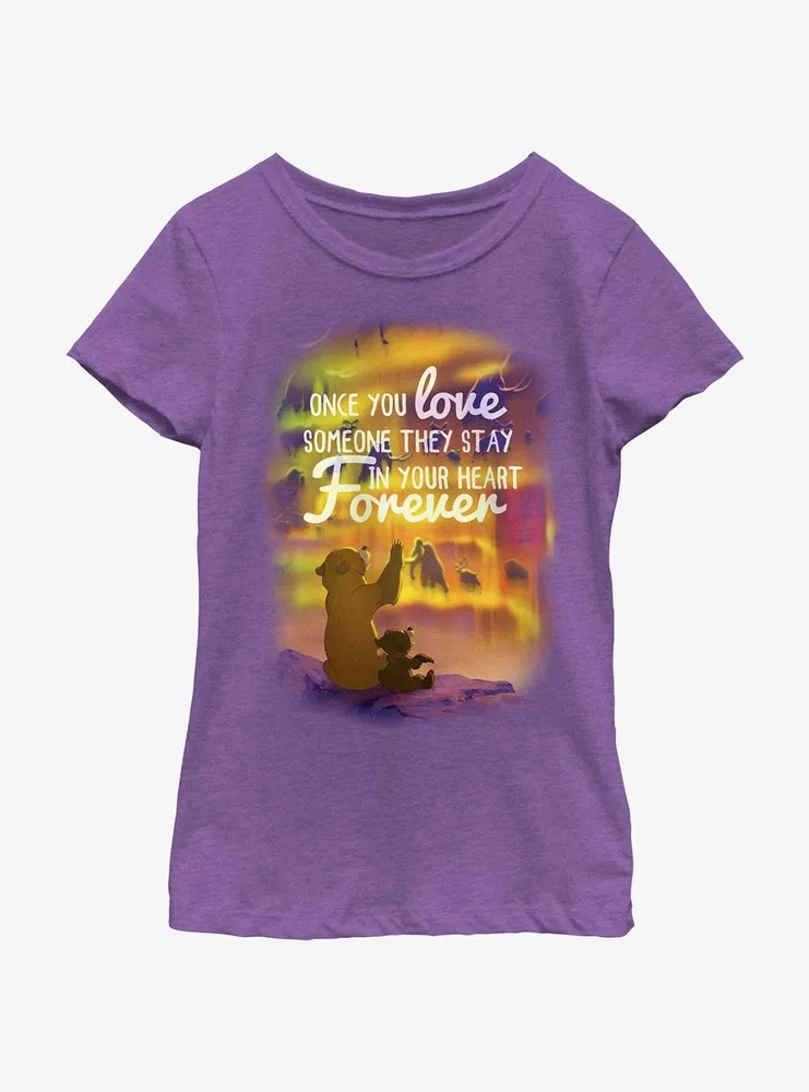 Disney Brother Bear Love Forever Youth Girls T-Shirt