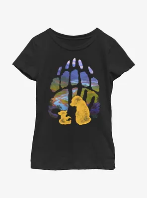 Disney Brother Bear Pawprint Youth Girls T-Shirt